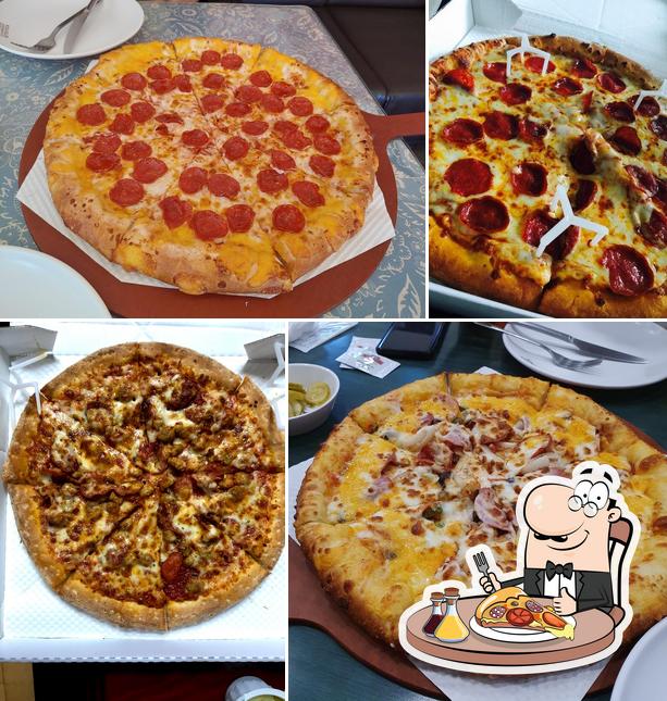 En 파파존스 상동점, puedes degustar una pizza