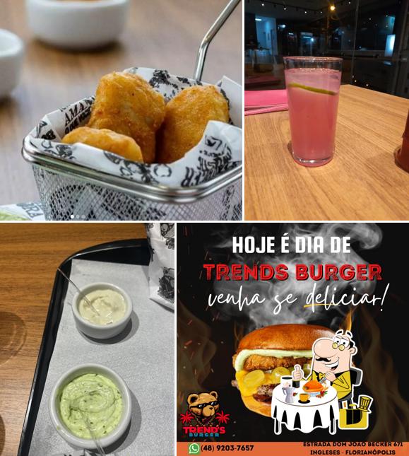 Hambúrguer em Trend’s Burger