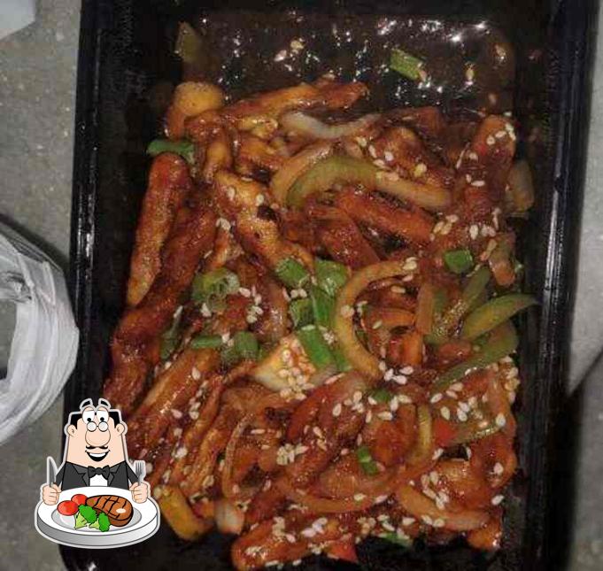 Meat dishes are served at Spize Barbeque Sector-63, Noida