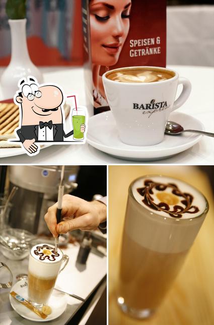 Genießt ein heißes Getränk im Barista Express GmbH / Kaffee-Catering auf Messen & Events Stuttgart