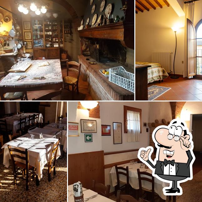 Gli interni di Collebrunacchi Ristorante B&B