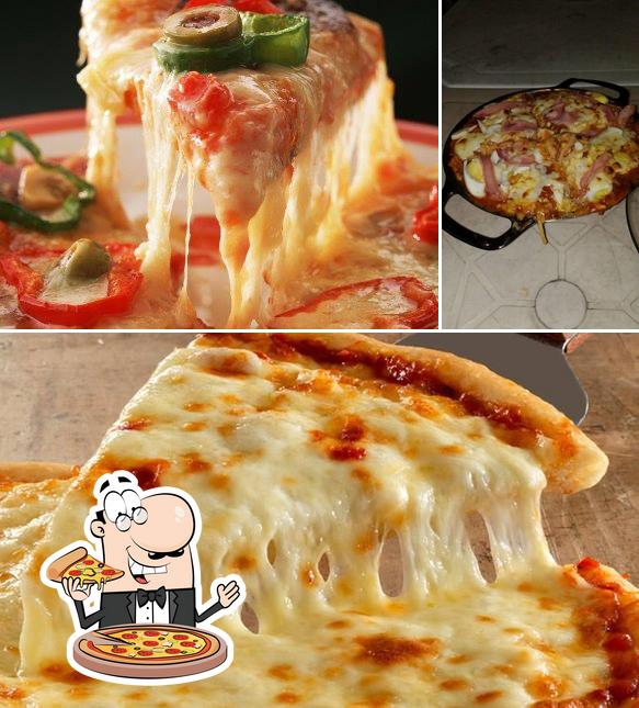 Peça diversos estilos de pizza