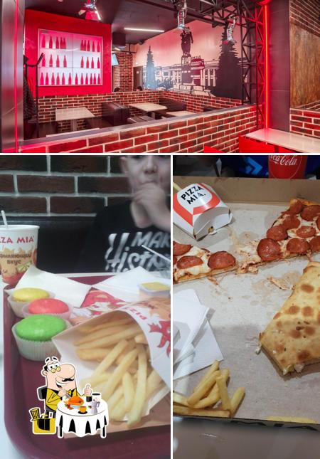 Еда в "Pizza Mia"