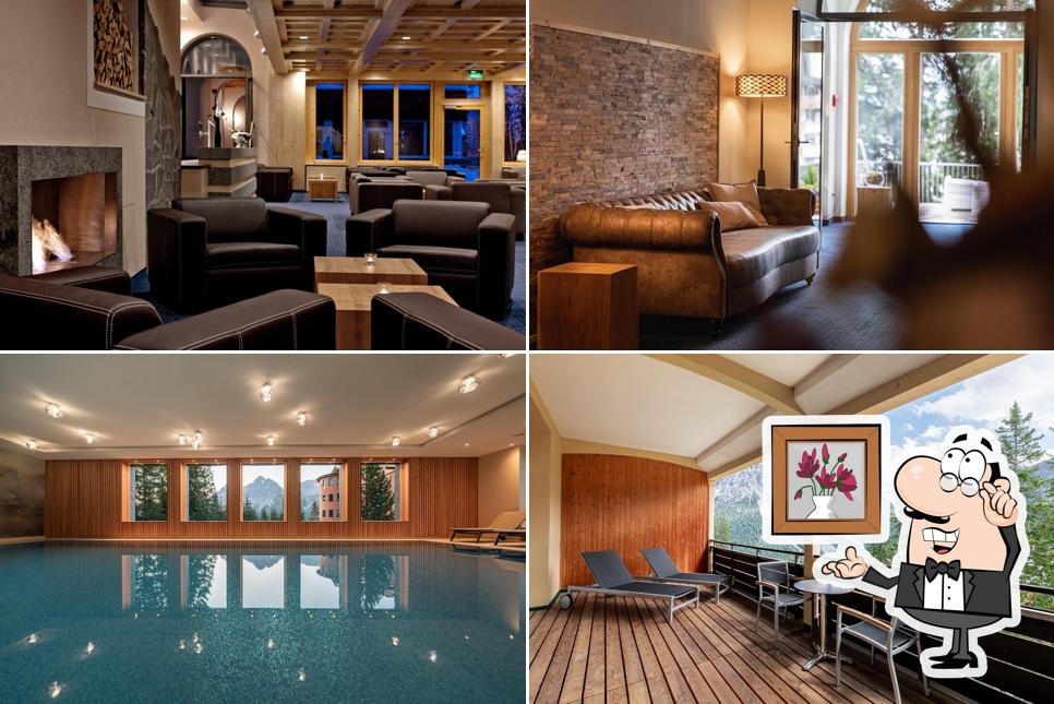 Gli interni di Waldhotel Arosa