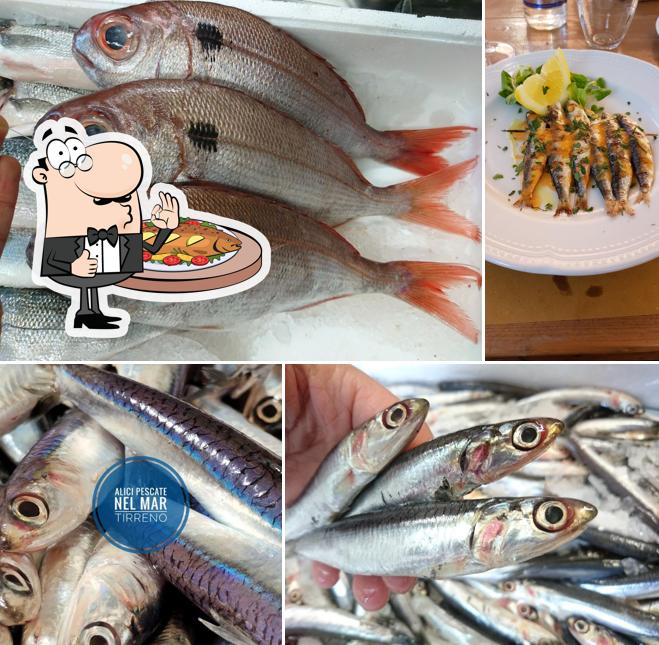 Alamare Restaurant sirve una buena selección de platos de pescado