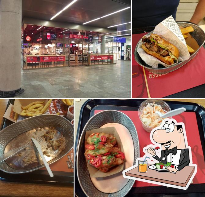 Burger Bros Wien Hbf restaurant, Wien Restaurantspeisekarten und