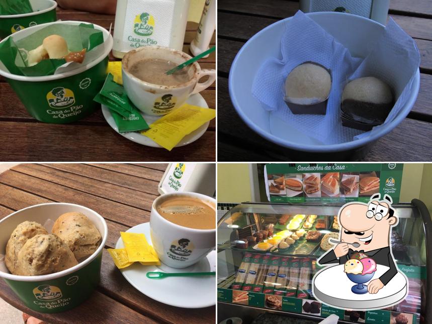 Casa do Pão de Queijo provê uma gama de sobremesas