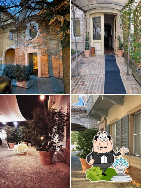 Puoi goderti l'aria fresca dal dehors di Agriturismo Cascina Abate