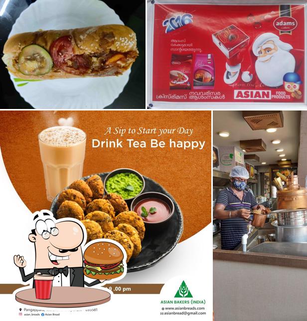 Try out a burger at Asian Bakers India