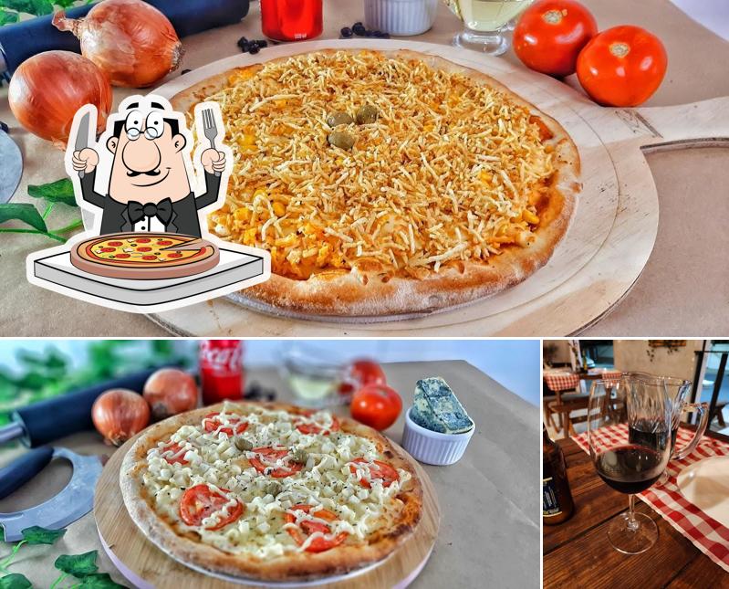 Consiga pizza no D'ornellas Pizzaria