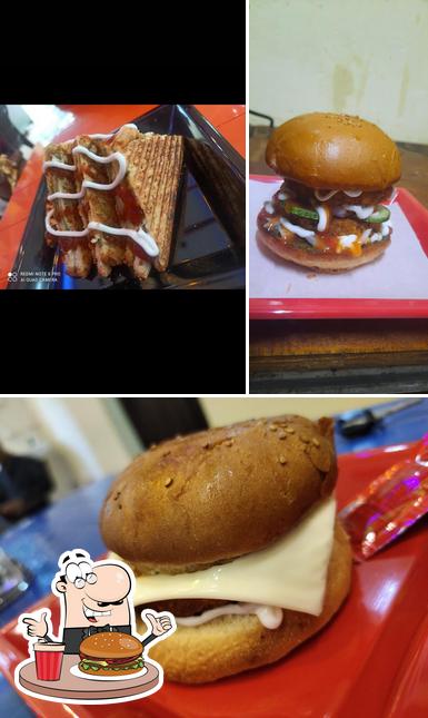 Get a burger at Cafe Moonlight