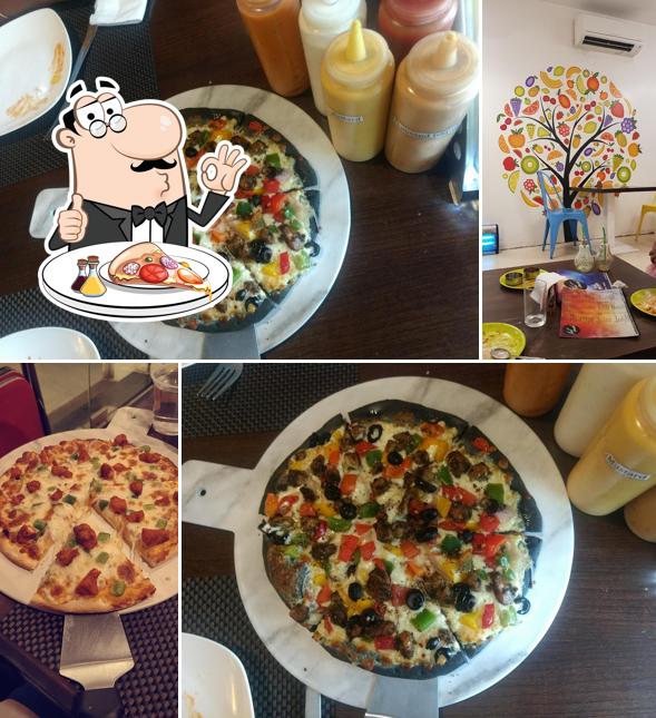 Pick pizza at First Crush