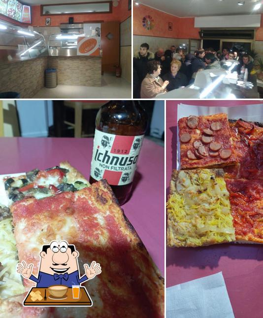 Tra le varie cose da Pizzeria Ottavio si possono trovare la cibo e interni
