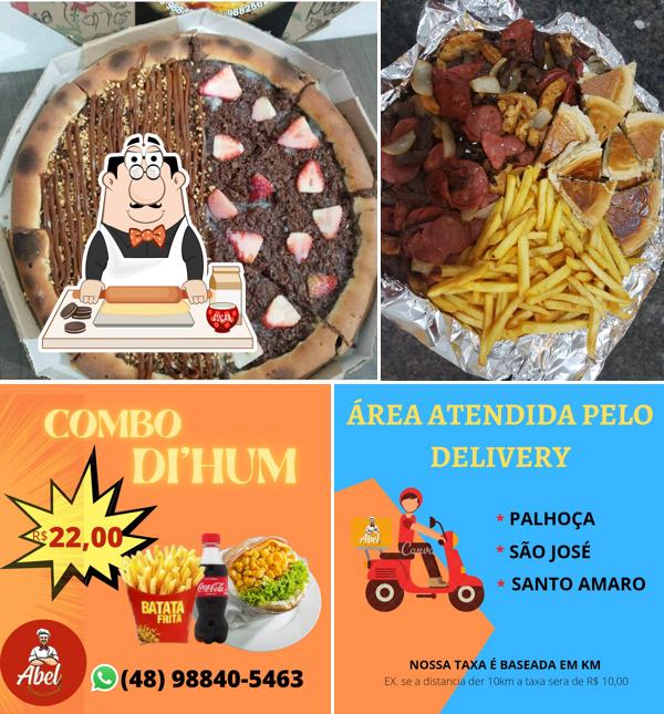 Abel Pizzaria e lanches sirve gran variedad de dulces