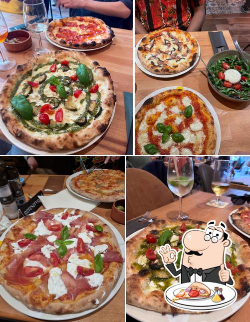 Choisissez des pizzas à Bacio pizza