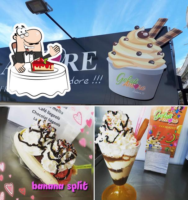 Gelati Amore Cavalaire serves a range of sweet dishes