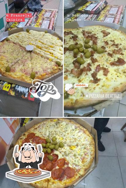 Consiga diferentes variedades de pizza