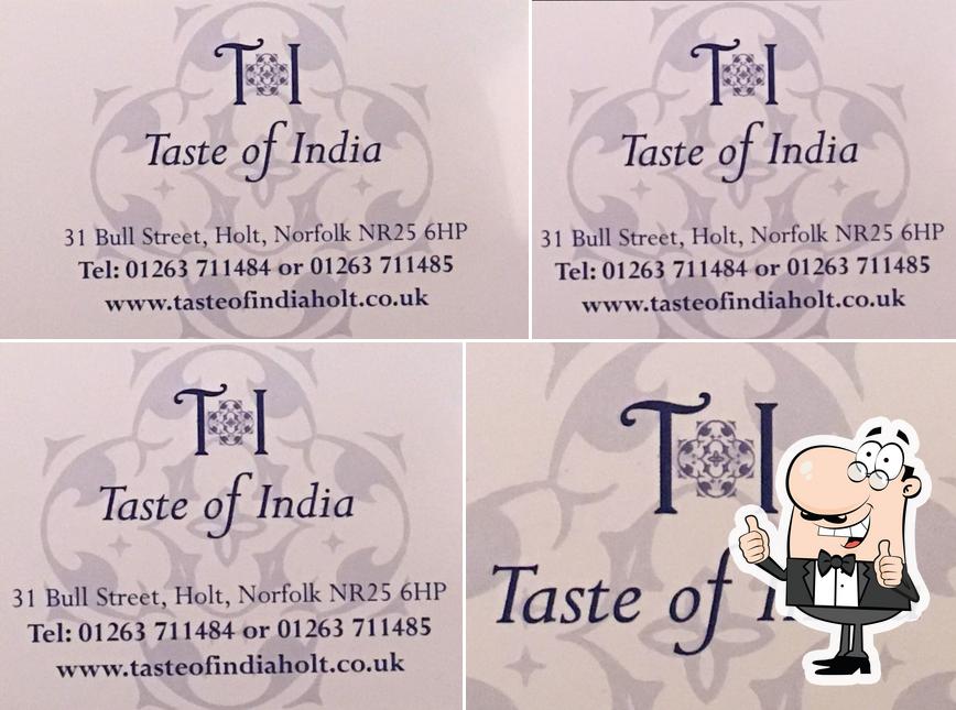 Here's an image of Taste Of India