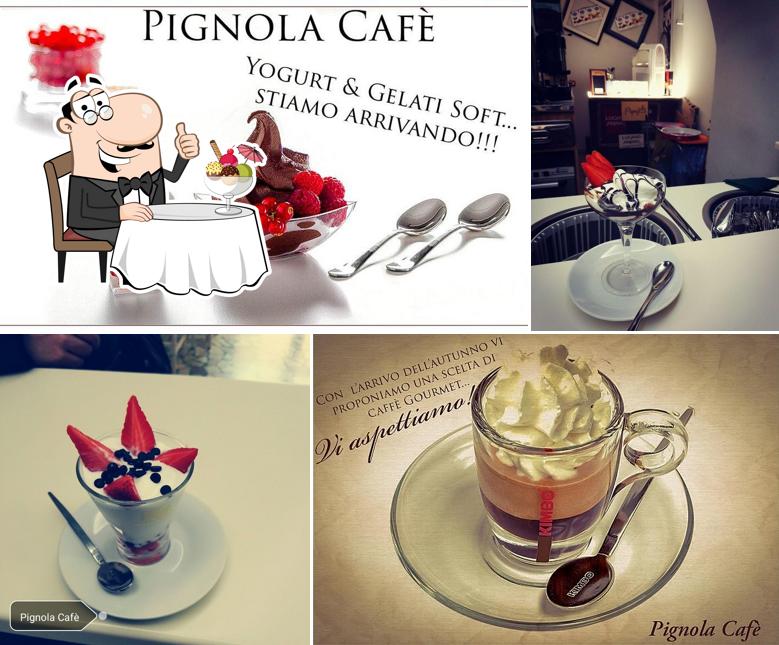 Pignola Cafè serve un'ampia selezione di dessert