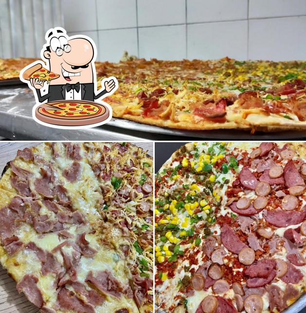 Order different kinds of pizza