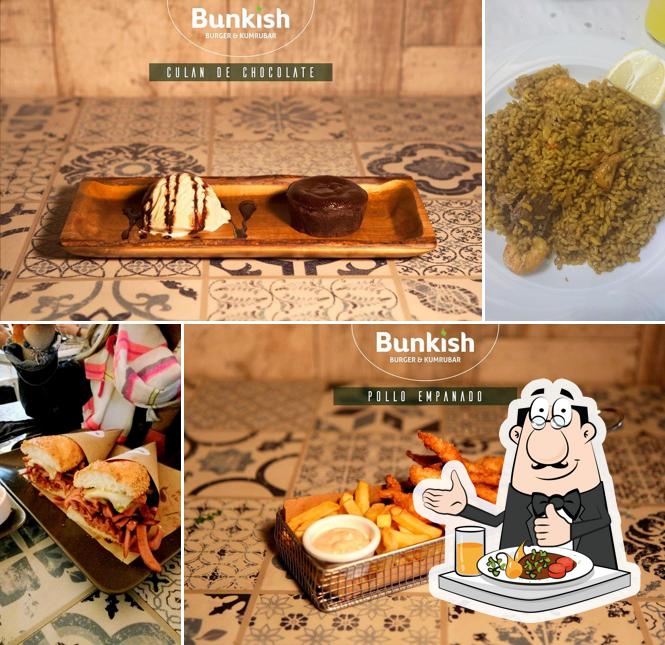 Food at BUNKISH Kebab Burger & Kumrubar