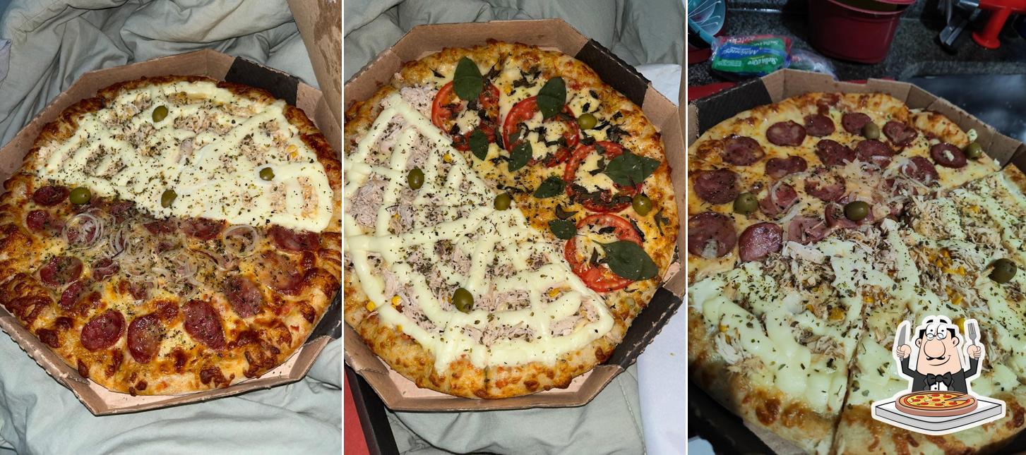 Escolha pizza no Nossa Pizza - Cozinha Internacional