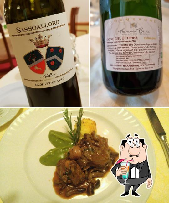 The image of drink and food at Boccadoro