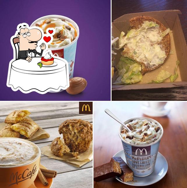 McDonald’s provides a selection of sweet dishes