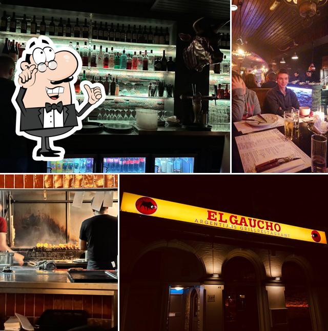 Installez-vous à l'une des tables de Restaurant El Gaucho