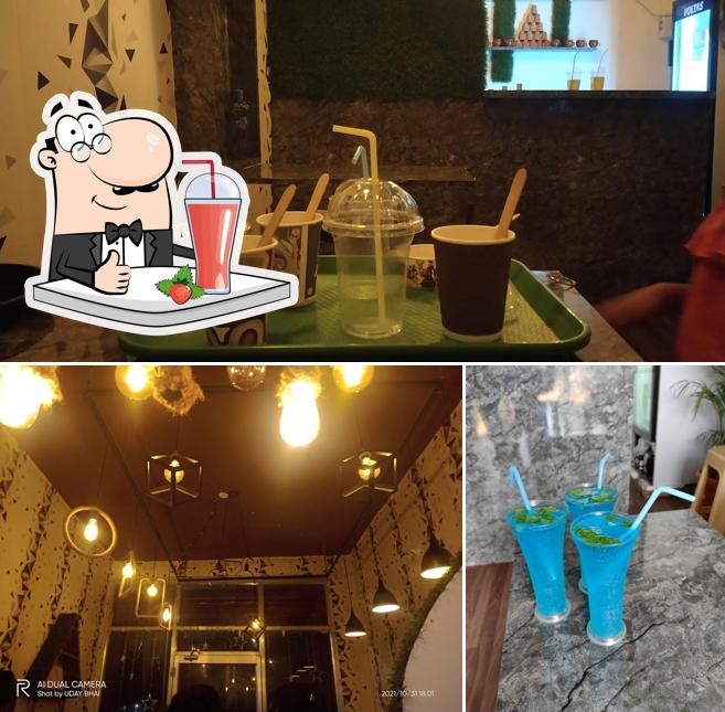 Enjoy a drink at FooDrinks cafe