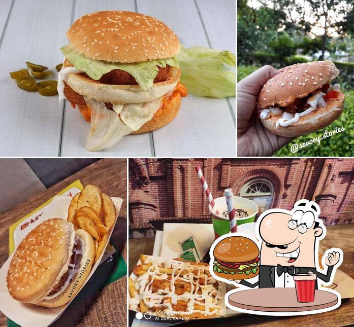 Order a burger at Hungerhead - Best Burgers in Meerut !!