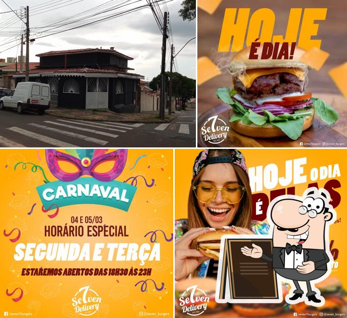 O exterior do Seven Burgers