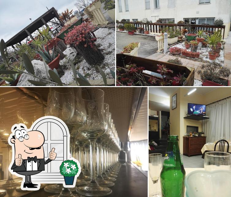 Guarda la immagine che raffigura la esterno e bevanda di Albergo Ristorante Amerino