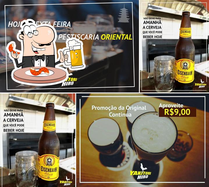 Peça uma tulipa de cerveja leve ou escura