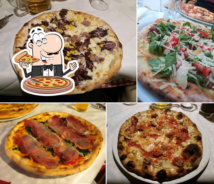 Probiert eine Pizza bei Ristorante Pizzeria Alpenrose