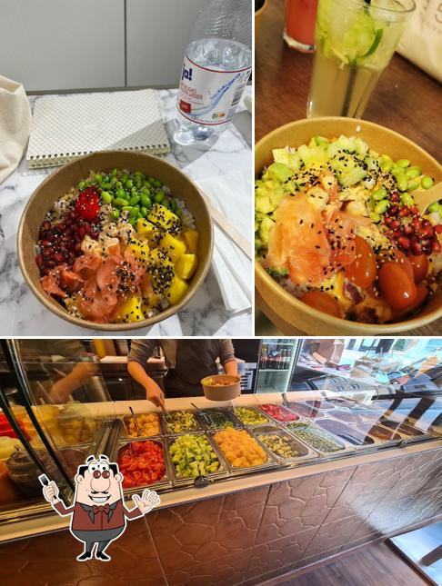 Essen im DAI Poke Bowls Bamberg