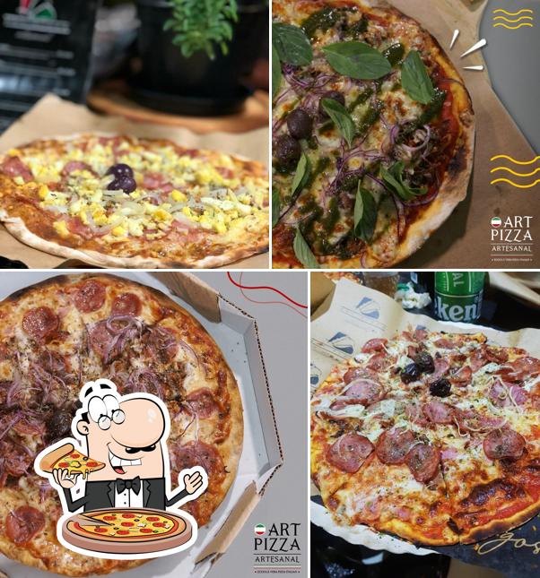 Experimente diferentes estilos de pizza