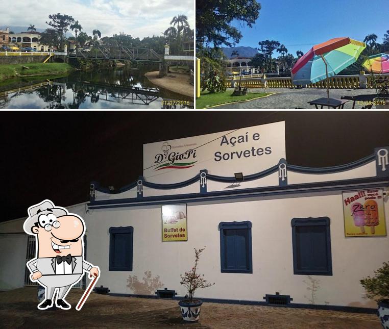 Você pode espairecer no exterior D'Giopi Sorvetes Artesanais Loja do Rio