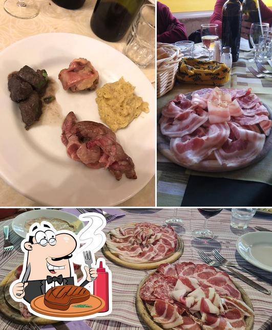 Закажите блюда из мяса в "Osteria Montalbano"