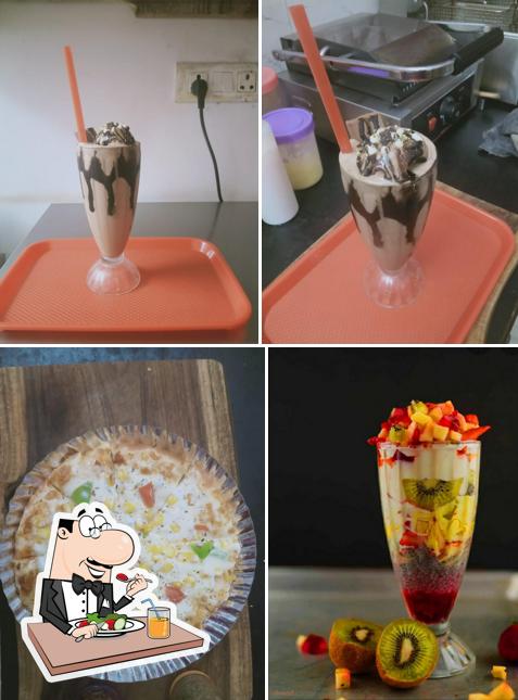 Western cafe, Pizza, Sandwich,Burger, Fries, chicken nuggets,smiles, ,momos,Ice cream, fresh juice, falooda.