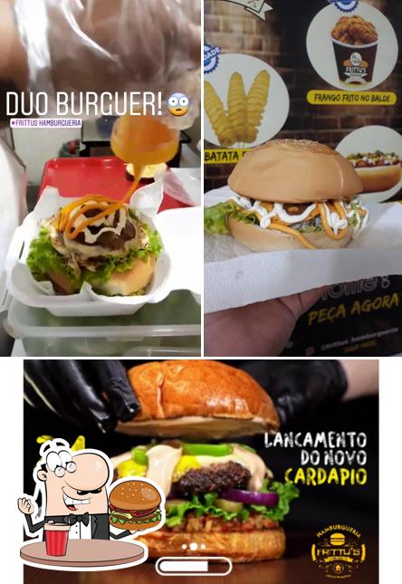 Os hambúrgueres do Frittu's Hamburgueria Delivery irão saciar diferentes gostos