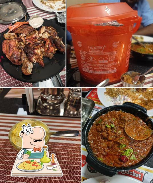 Food at SS Bucket Biryani Thandalam