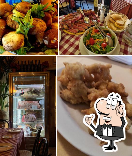 Gli interni di Trattoria Il Bargello