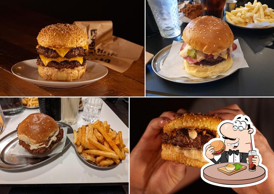 Гамбургеры из "Butta Burger George Street - Restaurant Edinburgh" придутся по вкусу любому гурману