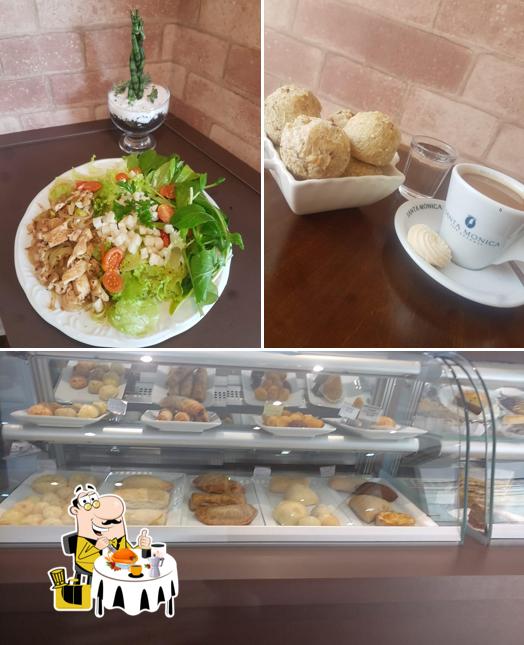 Comida em Galeria Café