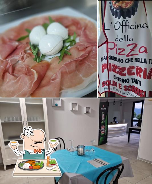 La foto di cibo e interni da L'officina della pizza