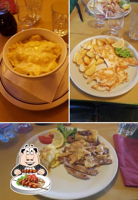 Cibo al Pizzeria Brasserie Cougnentse