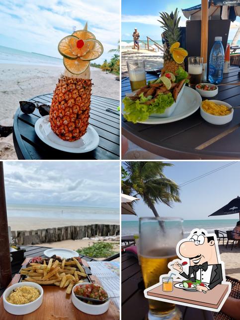 Platos en Corais Gunga Beach Club