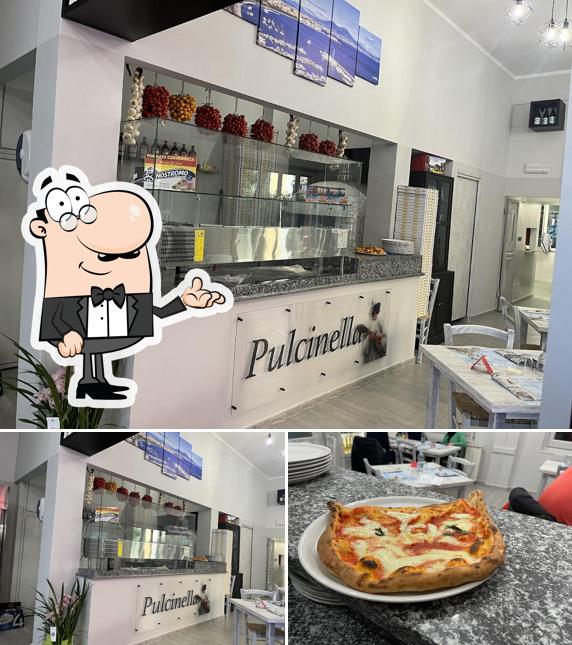 Pulcinella Pizza & Passione si caratterizza per la interni e pizza