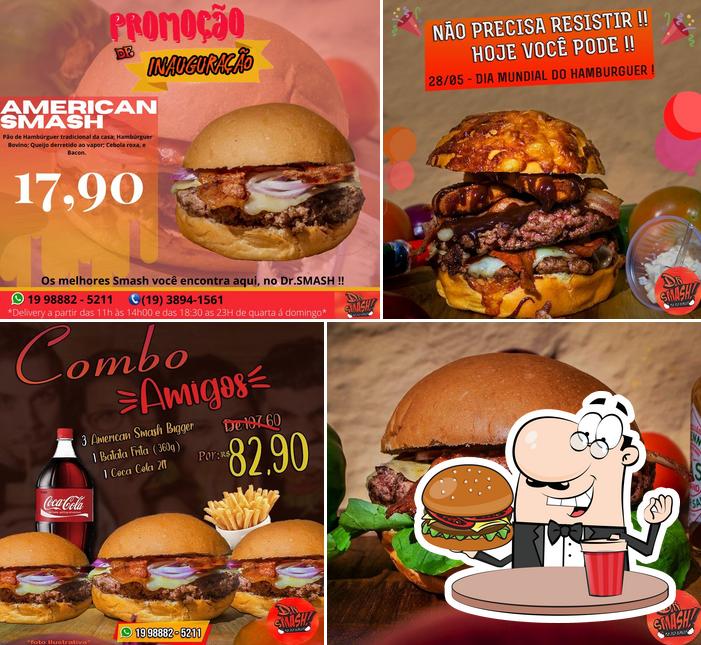 Delicie-se com um hambúrguer no Dr Smash! - Pub and Burger